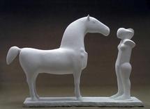 من منحوتات الفنان المصري ادم حنين