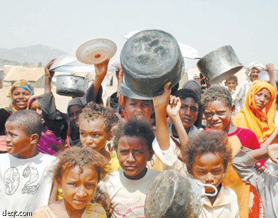 نقص في الطعام والشراب في اكثر من منطقة يمنية