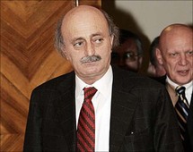 الزعيم اللبناني الدرزي وليد جنبلاط
