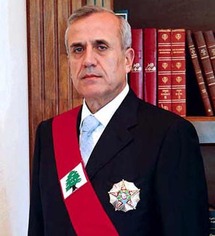 الرئيس اللبناني ميشال سليمان الرئيس اللبناني ميشال سليمان