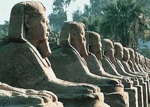 اكتشف العلماء طريقاً تصطف على جانبيه مئات تماثيل أبي الهول المنقوشة والتي تعود إلى 3 آلاف عام