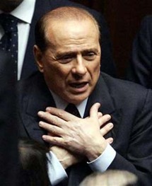 رئيس الحكومة الايطالي سيلفيو برلوسكوني رئيس الحكومة الايطالي سيلفيو برلوسكوني