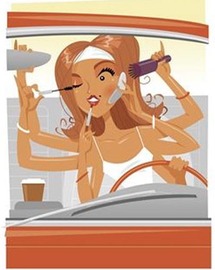 تتسبب النساء في مخالفات مرورية خطيرة