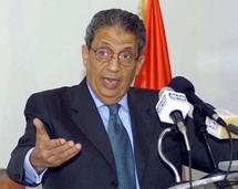 الامين العام لجامعة الدول العربية عمرو موسى