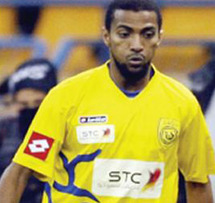 لاعب نادي الوحدة الدولي السابق علاء الكويكبي الذي تم ايقافه لمدة عام بسبب المنشطات