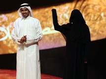 الشاعرة السعودية المثيرة للجدل حصة هلال في برنامج شاعر المليون