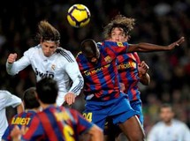 من مباراة برشلونة وريال مدريد