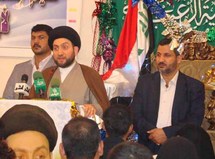الزعيم الشيعي عمار الحكيم رئيس المجلس الاعلى الاسلامي العراقي في ايران
