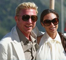 نجم التنس الألماني السابق بوريس بيكر