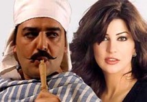 أبو شهاب وزوجته في مسلسل باب الحارة أبو شهاب وزوجته في مسلسل باب الحارة