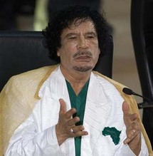 معمر القذافي