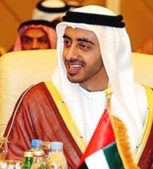 وزير الخارجية الإماراتي الشيخ عبد الله بن زايد آل نهيان