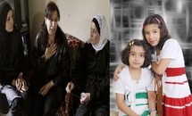 طفلتين من ضحايا كترمايا (على اليمين وعلى اليسار) أهالي الضحايا