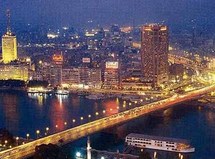 نهر النيل وسط القاهرة نهر النيل وسط القاهرة