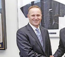 رئيس وزراء نيوزيلندا جون كي
