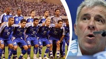 منتخب الهلال السعودي ومدربه البلجيكي اريك غيريتس