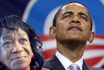 باراك اوباما وعمته زيتوني اونيانغو الاخت غير الشقيقة لوالده
