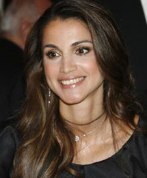 الملكة رانيا زوجة العاهل الأردني الملك عبد الله الثاني