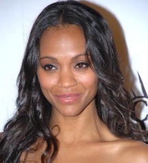 الممثلة زوي سالدانا التي قامت ببطولة فيلمي افاتار والنسخة الأخيرة من سلسلة مغامرات ستار تريك