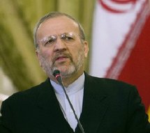 وزير الخارجية الإيراني منوشهر متقي وزير الخارجية الإيراني منوشهر متقي