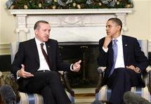 اوباما واردوغان في آخر لقاء بينهما بالبيت الابيض اوباما واردوغان في آخر لقاء بينهما بالبيت الابيض
