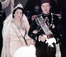زفاف الملكة فريدة والملك فاروق زفاف الملكة فريدة والملك فاروق