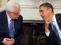 الرئيسان الفلسطيني محمود عباس والأميركي باراك اوباما