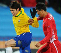 مباراة البرازيل وكوريا الشمالية