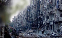 الدمار في مخيم اليرموك