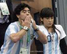 مارادونا المدير الفني للمنتخب الأرجنتيني