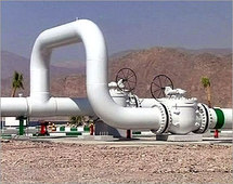 محطة تصدير الغاز الطبيعي إلى إسرائيل شمال سيناء