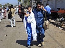 ممر خيبر بين باكستان وافغانستان