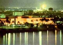 منظر ليلي لمدينة بغداد