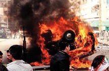 قصف اسرائيلي لضاحية بيروت الجنوبية خلال حرب تموز