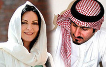 عمر بن لادن وزوجته البريطانية زينة