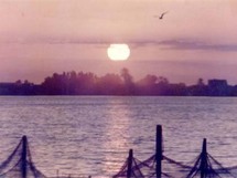 بحيرة قارون شمال مدينة الفيوم