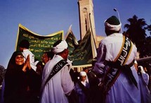 احتفالات المصريين بمولد سيدي أبو الحجاج - أرشيف