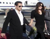 ساركوزى و زوجته كلارا