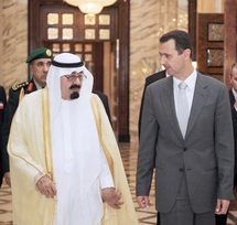 الرئيس السوري وملك السعودية
