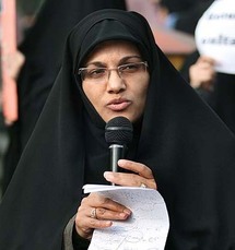 زهرة الهيان عضو لجنة الأمن القومي في البرلمان الايراني زهرة الهيان عضو لجنة الأمن القومي في البرلمان الايراني
