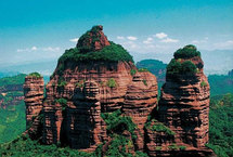 موقع دانكسيا جنوب الصين