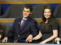 بريستول بالين ابنه السياسية سارة بالين و خطيبها ليفي