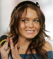 الممثلة الامريكية لينزي لوهان