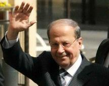 النائب اللبناني ميشال عون رئيس التيار الوطني الحر المتحالف مع حزب الله