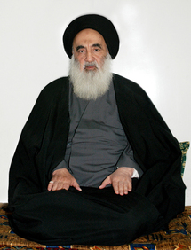المرجع الشيعي اية الله علي السيستاني المرجع الشيعي اية الله علي السيستاني
