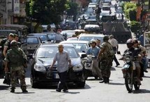 الجيش اللبناني في شوارع بيروت الجيش اللبناني في شوارع بيروت