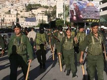 قوى أمن السلطة الفلسطينية في رام الله