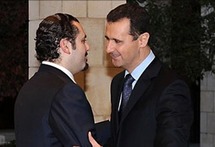 الرئيس السوري خلال استقباله سعد الحريري في دمشق الرئيس السوري خلال استقباله سعد الحريري في دمشق