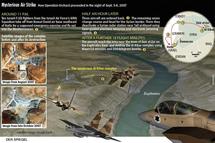 تخطيط من دير شبيغل لعملية الهجوم الاسرائيلية على موقع الكبر السوري تخطيط من دير شبيغل لعملية الهجوم الاسرائيلية على موقع الكبر السوري