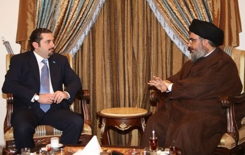 رئيس مجلس الوزراء اللبناني سعد الحريري وامين عام حزب الله حسن نصر الله - ارشيف رئيس مجلس الوزراء اللبناني سعد الحريري وامين عام حزب الله حسن نصر الله - ارشيف